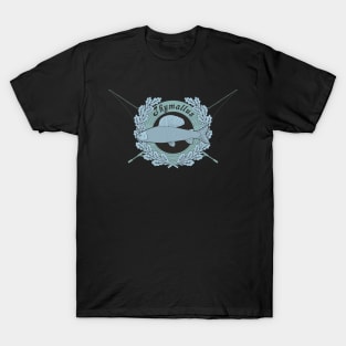 Grayling (Thymallus) wreath and spinning T-Shirt